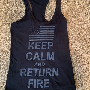 Keep Calm and Return Fire Tank